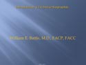 Introduction à l'échocardiographie 