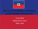 Heart Failure in Haiti