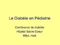 Pediatric Diabetes in Haiti