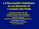 Neuropathy and Foot Exam for Diabetes