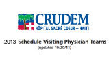 Volunteer and Surgery Schedule