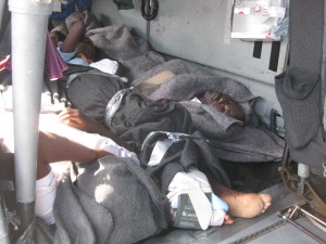 Barely clinging to life, Watson is transported to HSC.