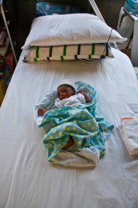 Infant on Bed