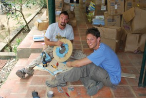 Therapy Boards: Our wonderful volunteer engineers making hand therapy boards