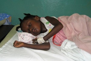 Anemia and malnutrition are all too pevalent in Haitian children